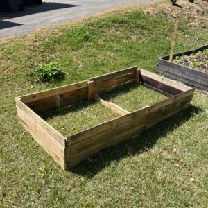 Recycled Pallet Raised Beds